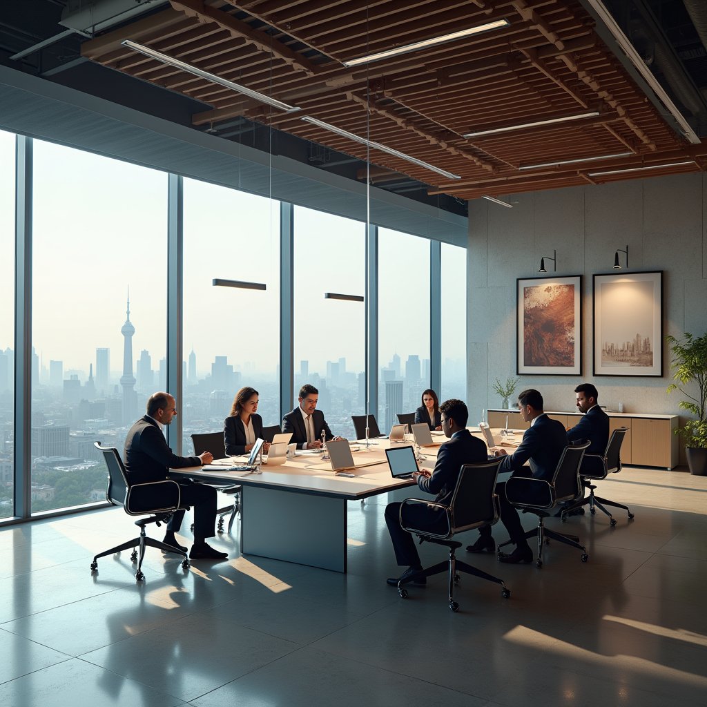Corporate conference room